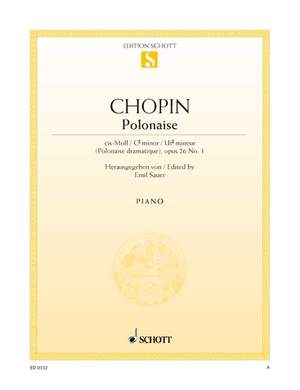 Chopin, Frédéric: Polonaise C-sharp minor op. 26/1