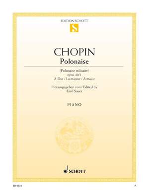 Chopin, Frédéric: Polonaise A major op. 40/1