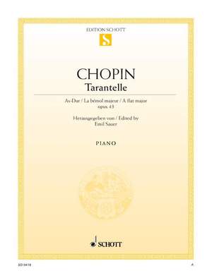 Chopin, Frédéric: Tarantella A-flat major op. 43