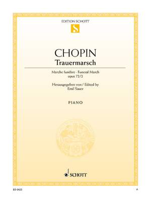 Chopin, Frédéric: Funeral March C minor op. 72/2 (posth.)