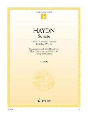 Haydn, Joseph: Sonata E minor Hob. XVI:34