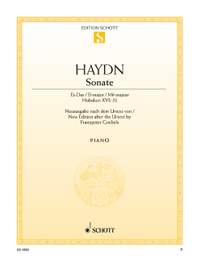 Haydn, Joseph: Sonata E-flat major Hob. XVI:52