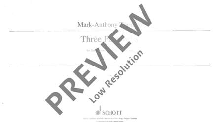 Turnage, M: Three Farewells