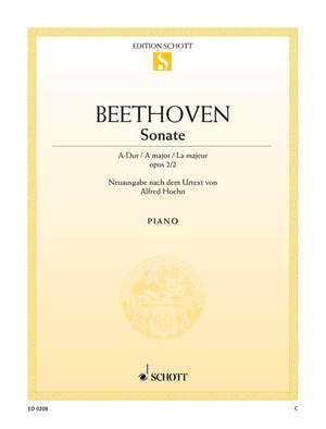 Beethoven, Ludwig van: Sonata A major op. 2/2
