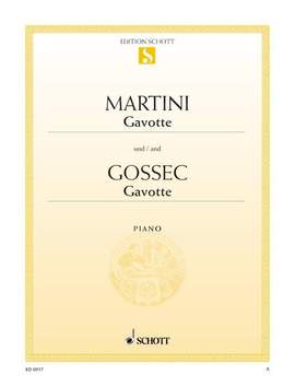 Gossec, François-Joseph / Martini, Giovanni Battista: Gavotte D Major / Gavotte