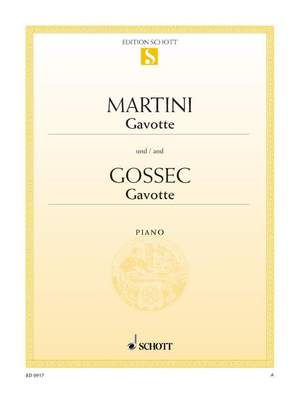 Gossec, François-Joseph / Martini, Giovanni Battista: Gavotte D Major / Gavotte