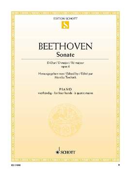 Beethoven, Ludwig van: Sonata facile D Major op. 6