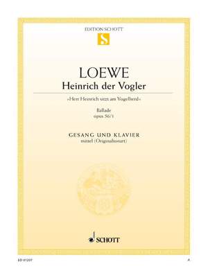 Loewe, Carl: Heinrich der Vogler op. 56/1