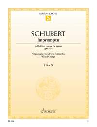 Schubert, Franz: Impromptu op. 90 D 899