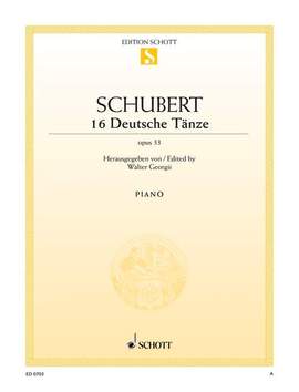 Schubert, Franz: 16 German Dances op. 33 D 783