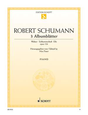 Schumann, Robert: Albumblätter op. 124