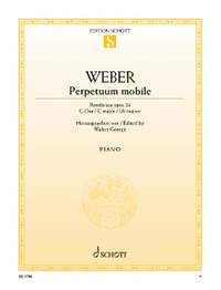 Weber, Carl Maria von: Perpetuum mobile op. 24