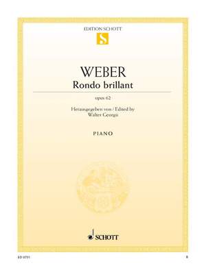 Weber, Carl Maria von: Rondo brillante E-flat major op. 62