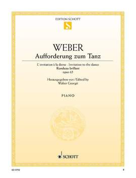 Weber, Carl Maria von: Invitation to the dance op. 65