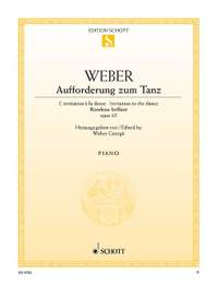 Weber, Carl Maria von: Invitation to the dance op. 65