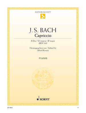 Bach, Johann Sebastian: Capriccio B-flat major BWV 992