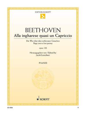 Beethoven, Ludwig van: Alla ingharese quasi un Capriccio op. 129