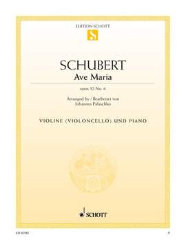 Schubert, Franz: Ave Maria op. 52/6 D 839