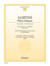 Martini, Jean Paul Egide: Plaisir d'amour G minor