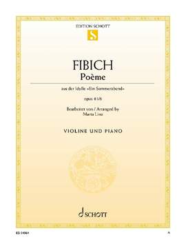 Fibich, Zdenek: Poème op. 41/6