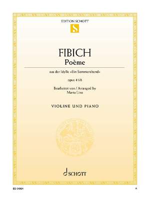 Fibich, Zdenek: Poème op. 41/6