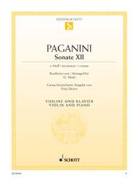 Paganini, Niccolò: Sonata XIII E minor