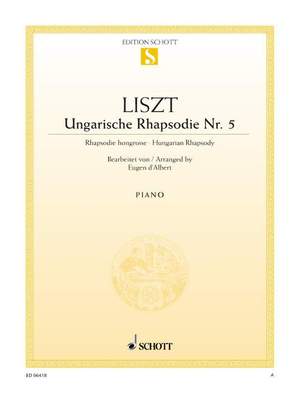 Liszt, Franz: Hungarian Rhapsody