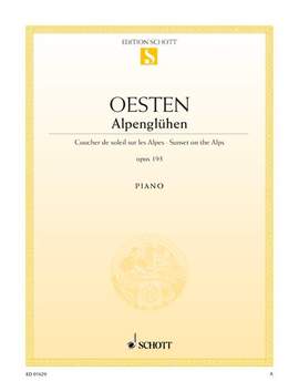 Oesten, Theodor: Sunset on the Alps op. 193
