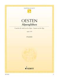 Oesten, Theodor: Sunset on the Alps op. 193