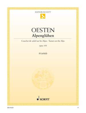 Oesten, Theodor: Sunset on the Alps op. 193