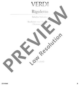 Verdi, Giuseppe Fortunino Francesco: Rigoletto