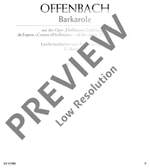 Offenbach, Jacques: Barcarolle Product Image