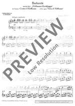 Offenbach, Jacques: Barcarolle Product Image
