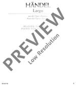 Handel, George Frideric: Largo Product Image