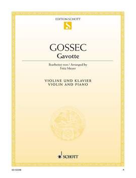Gossec, François-Joseph: Gavotte