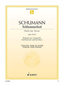 Schumann, Robert: Slumber song op. 124/16