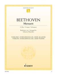 Beethoven, Ludwig van: Minuet G major WoO 10/2