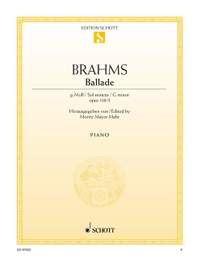 Brahms, Johannes: Ballade G minor op. 118/3