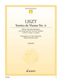 Liszt, Franz: Soireés de Vienne No. 6 A major