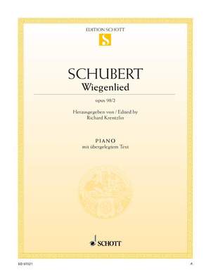Schubert, Franz: Wiegenlied op. 98/2 D 498