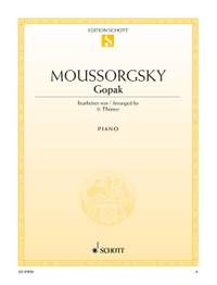 Moussorgsky, Modest: Gopak