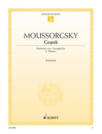 Moussorgsky, Modest: Gopak
