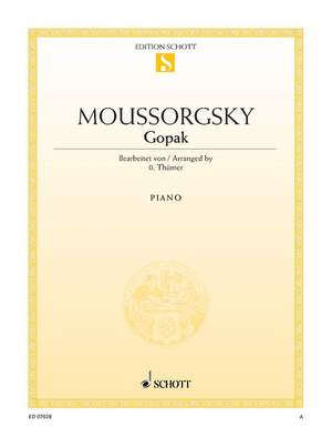 Moussorgsky, Modest: Gopak