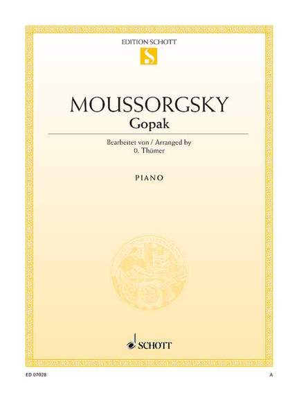 Moussorgsky, Modest: Gopak