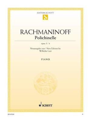 Rachmaninoff, Sergei Wassiljewitsch: Polichinelle op. 3/4