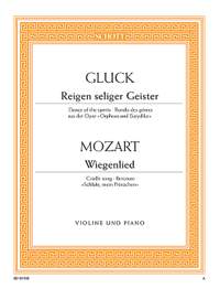 Flies, Bernhard / Gluck, Christoph Willibald (Ritter von): Reigen seliger Geister / Wiegenlied (attributed to Mozart) KV 350
