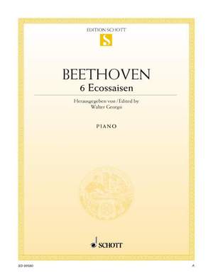Beethoven, Ludwig van: Six Ecossaises E-flat major WoO 83