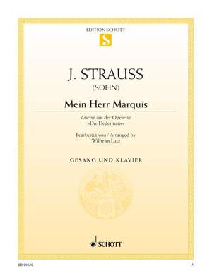 Strauß (Son), Johann: Mein Herr Marquis