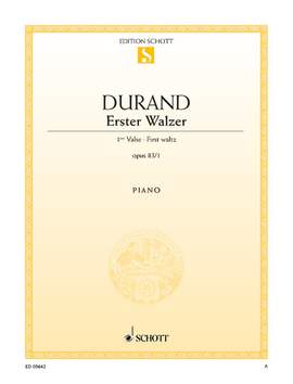 Durand, Auguste: First waltz E flat major op. 83/1