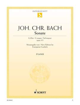 Bach, Johann Christian: Sonata G major op. 5/3